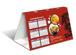 500 Calendário de Mesa Porta Canetas