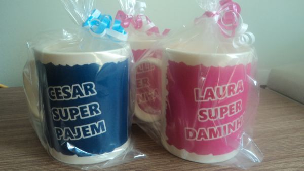 Caneca Super Pajem e Super Daminha